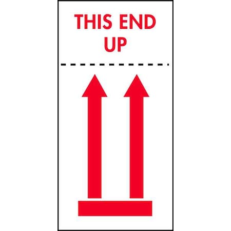 InstructionalHandlingLabel, White, PK500 MPN:16U861