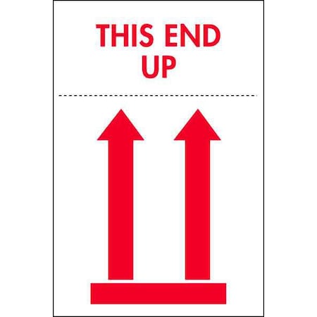 InstructionalHandlingLabel, White, PK500 MPN:16U862