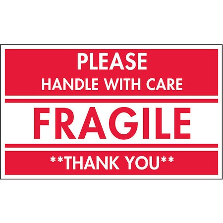 InstructionalHandlingLabel, White, PK500 MPN:16U863