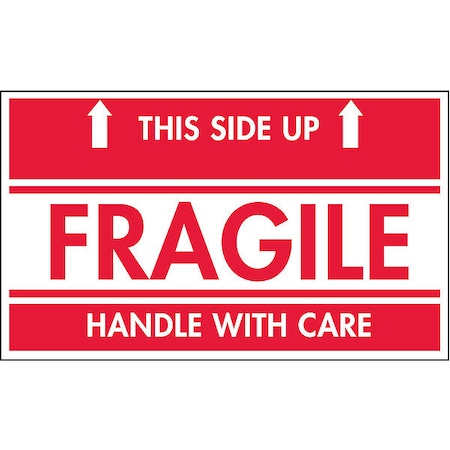 InstructionalHandlingLabel, White, PK500 MPN:16U868