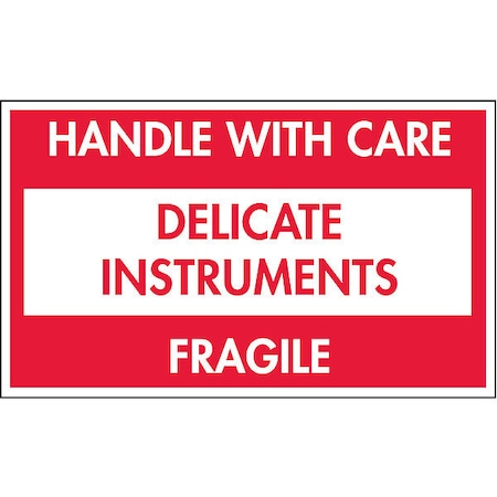 InstructionalHandlingLabel, White, PK500 MPN:16U870