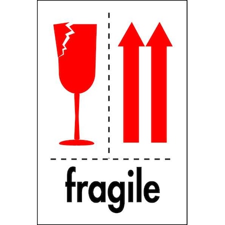 Fragile Shipping Labels 6x4