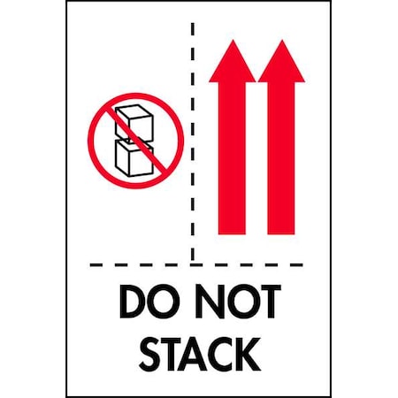 InstructionalHandlingLabel, White, PK500 MPN:16U906