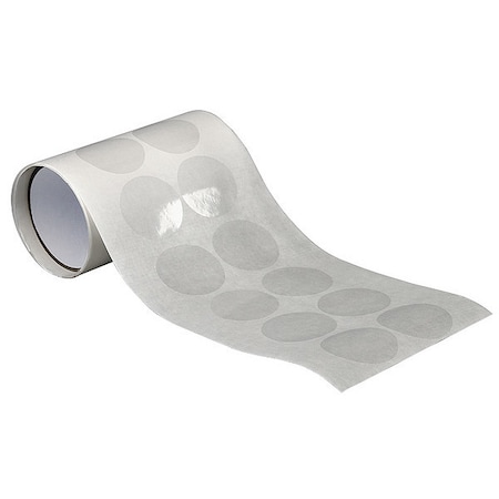 Film Tape, 1 in W x 1 in L, 3 mil Thick, Transparent, Acrylic Adhesive, 500 PK MPN:15C577