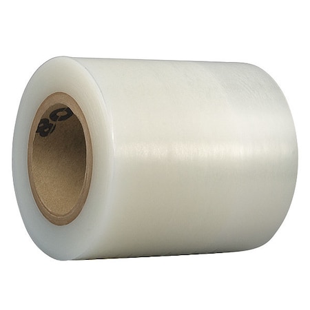 Surface Protection Tape, 6 in W x 600 ft L, 2 mil Thick, Transparent, Acrylic Adhesive MPN:15C705
