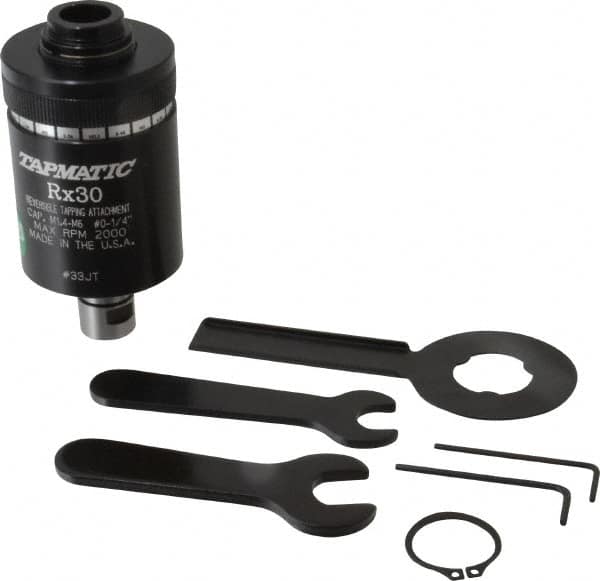 Model RX30, No. 0 Min Tap Capacity, 1/4 Inch Max Mild Steel Tap Capacity, JT33 Mount Tapping Head MPN:013033