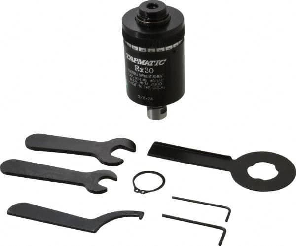 Model RX30, No. 0 Min Tap Capacity, 1/4 Inch Max Mild Steel Tap Capacity, 3/8-24 Mount Tapping Head MPN:013037