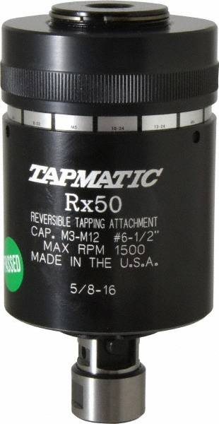 Model RX50, No. 6 Min Tap Capacity, 1/2 Inch Max Mild Steel Tap Capacity, 5/8-16 Mount Tapping Head MPN:015062