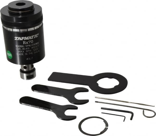 Model RX70, No. 10 Min Tap Capacity, 3/4 Inch-16 Max Mild Steel Tap Capacity, JT3 Mount Tapping Head MPN:017003