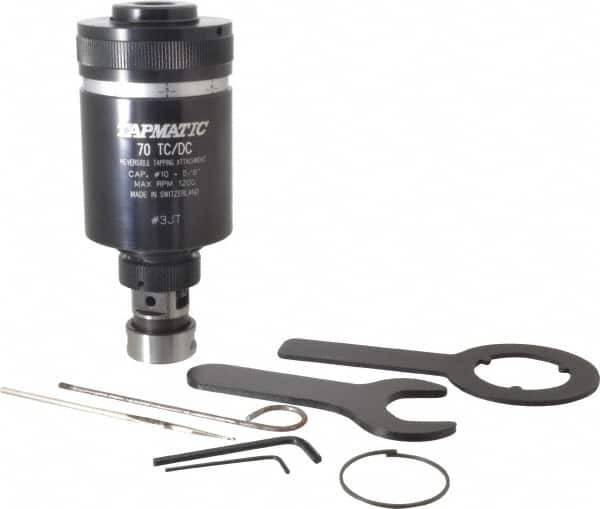 Model 70TC/DC, No. 10 Min Tap Capacity, 5/8 Inch Max Mild Steel Tap Capacity, 3/4-16 Mount Tapping Head MPN:14775