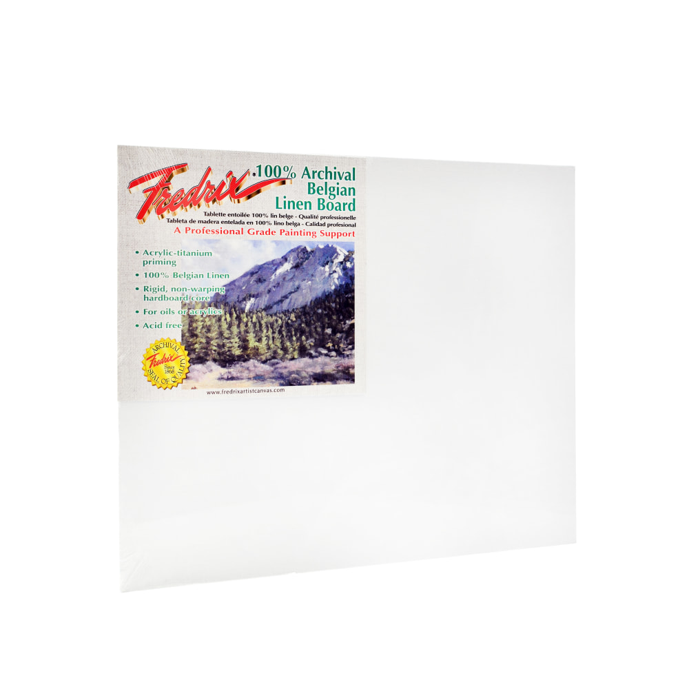 Fredrix Archival Linen Canvas Board, 16in x 20in MPN:3432