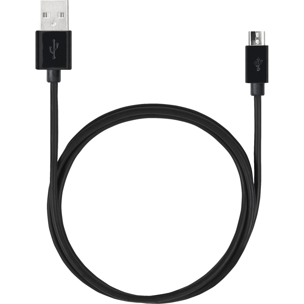 Targus USB Sync/Charge Data Transfer Cable - USB Data Transfer Cable - Micro USB - Black MPN:ACC966CAI