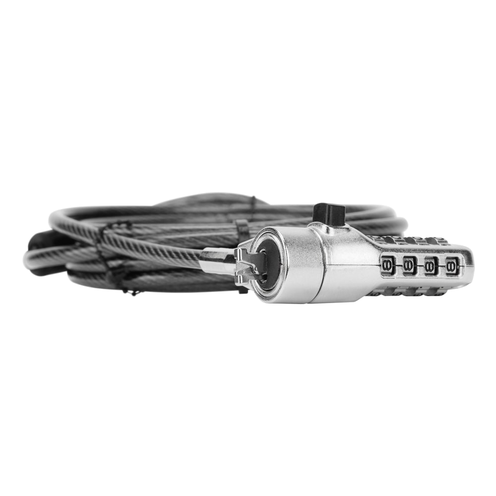Targus DEFCON Compact Serialized Combo Cable Locks, 6-1/2ft, Pack Of 25 Locks MPN:ASP71GLX-25S