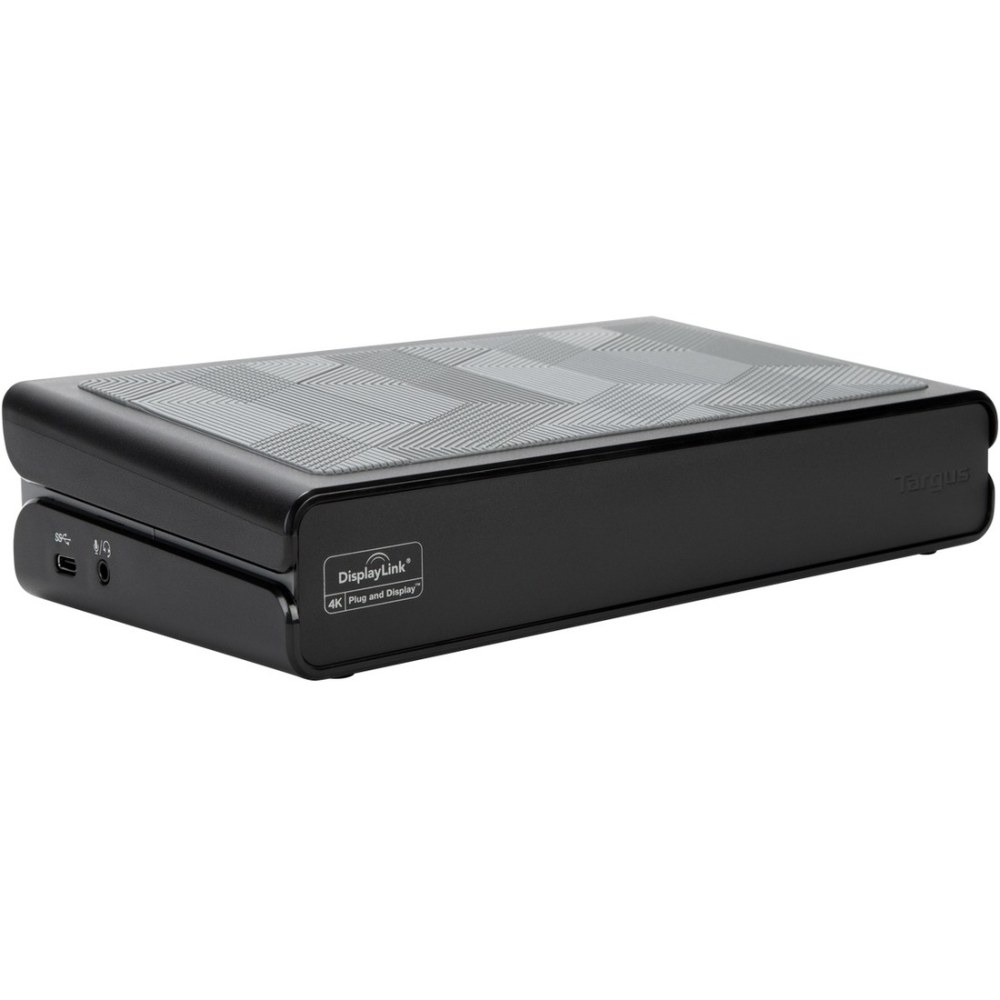 Targus Universal USB 3.0 DV4K Docking Station With Power, 2inH x 8.25inW x 4.8inD, Black, DOCK177USZ MPN:DOCK177USZ