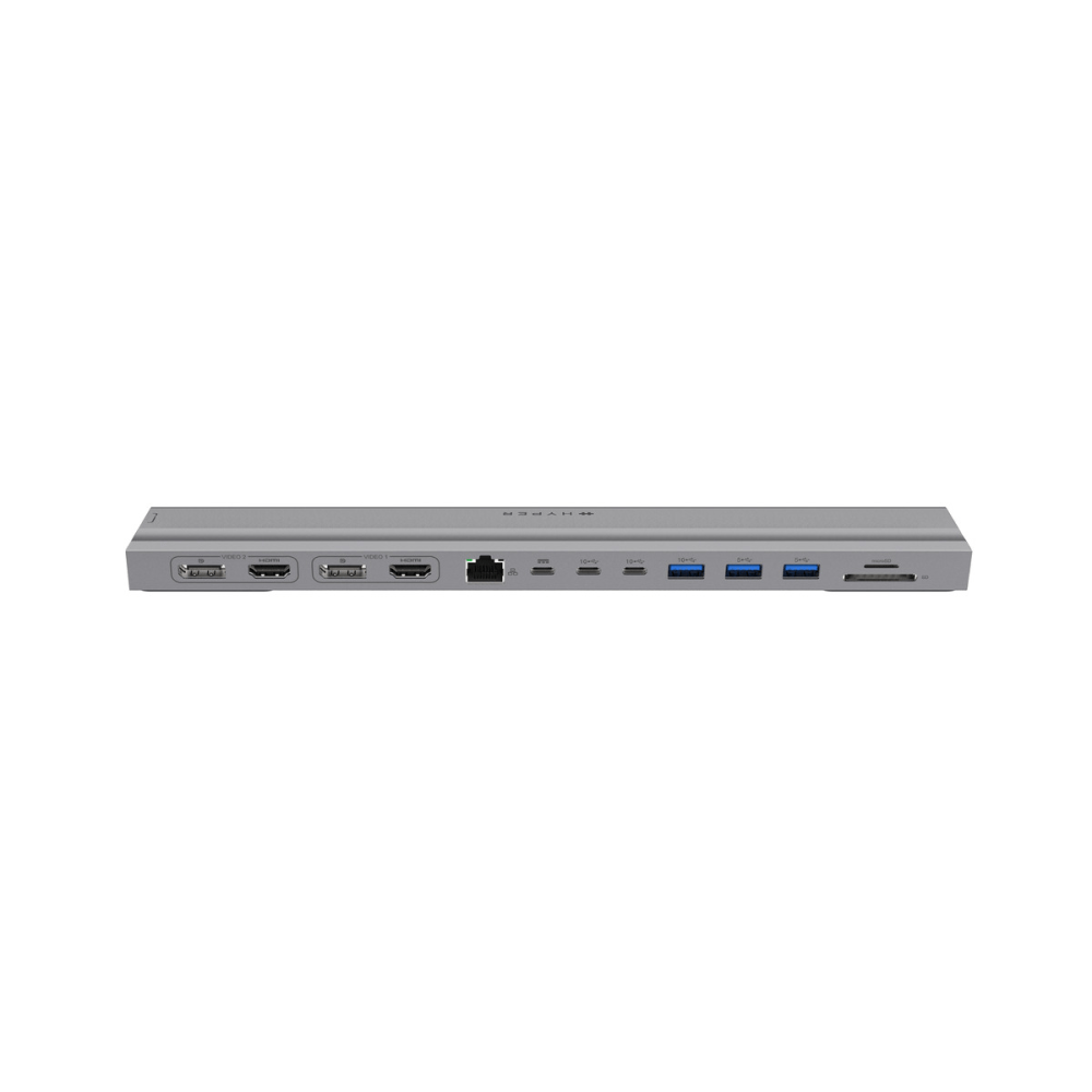 HyperDrive Docking Station, 7/10inH x 11-6/1-W x 2inD, Gray MPN:HD134