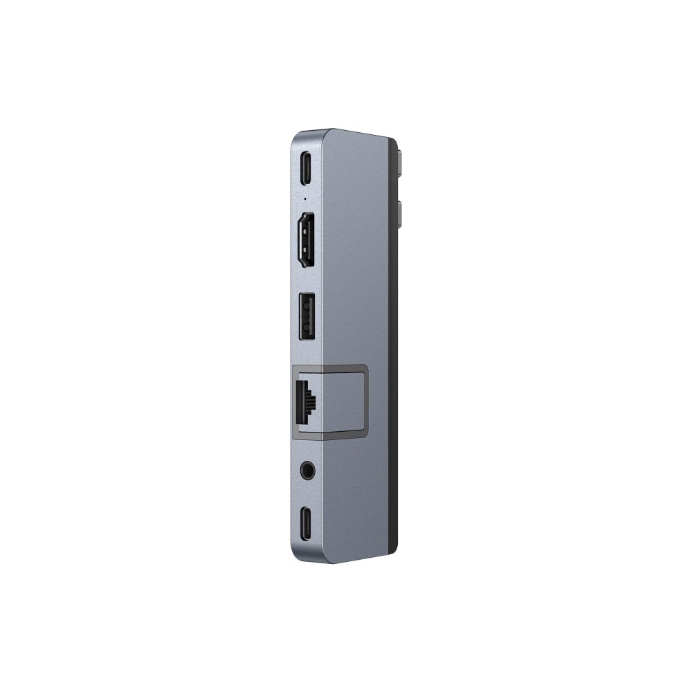 HyperDrive DUO Pro Docking Station, 4/10inH x 4-7/10inW x 1-1/2inD, Space Gray, HD575-GRAY MPN:HD575-GRAY