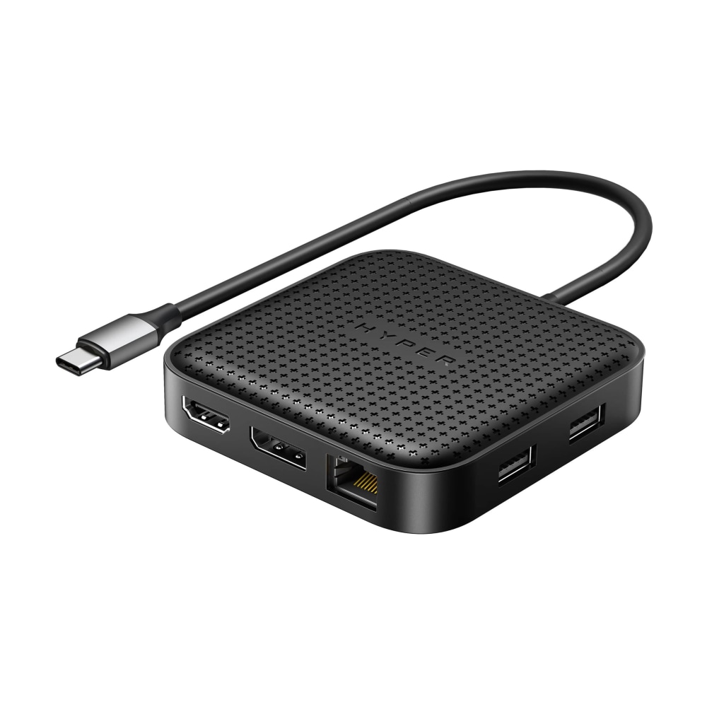 HyperDrive USB4 Mobile Dock, 8/10inH x 3-3/10inW x 3-3/10inD, Gray, HD583 MPN:HD583