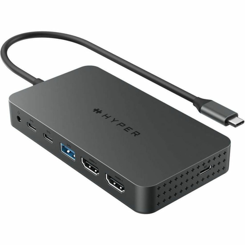 Targus HyperDrive Next Dual 4K HDMI 7-Port USB-C Hub, 3/4inH x 4-15/16inW x 2-11/16inD, Black, HD7002GL MPN:HD7002GL