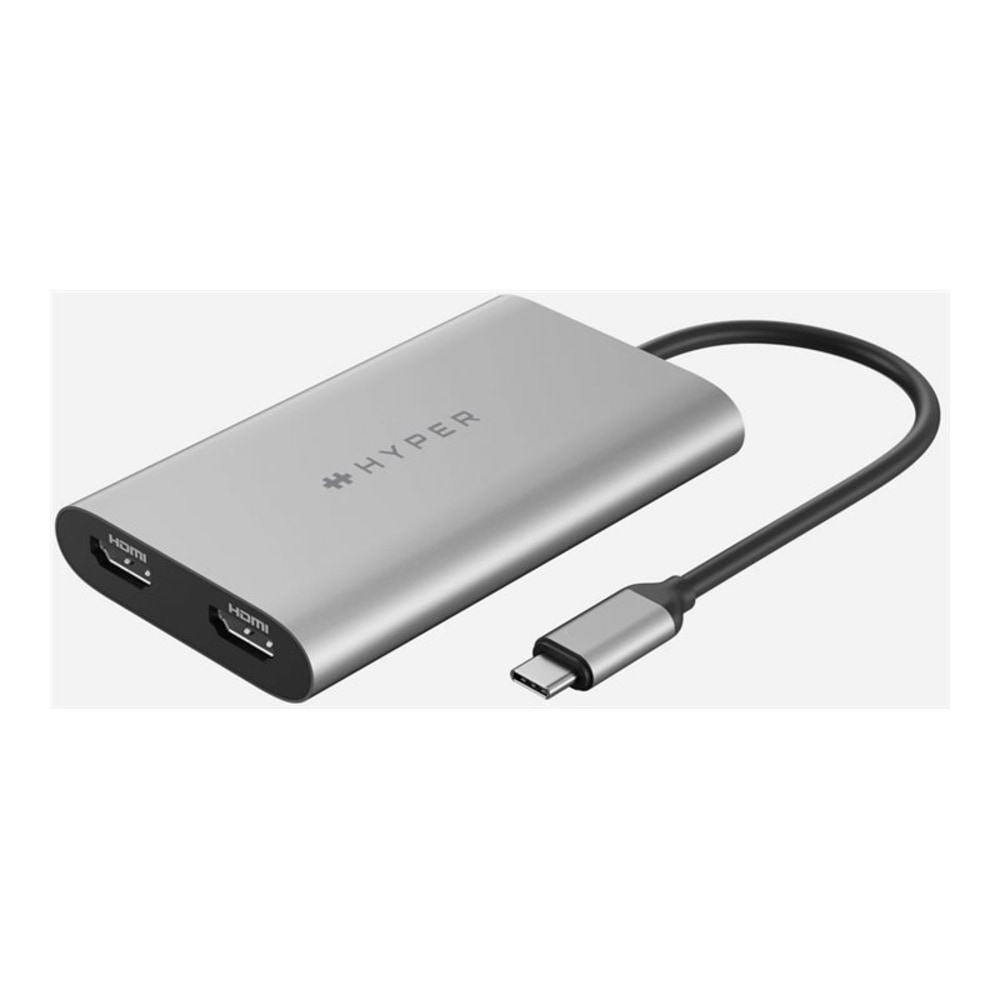 Targus Sanho HyperDrive Dual 4K HDMI 10-In-1 USB-C Hub, Space Gray, HDM1 MPN:HDM1
