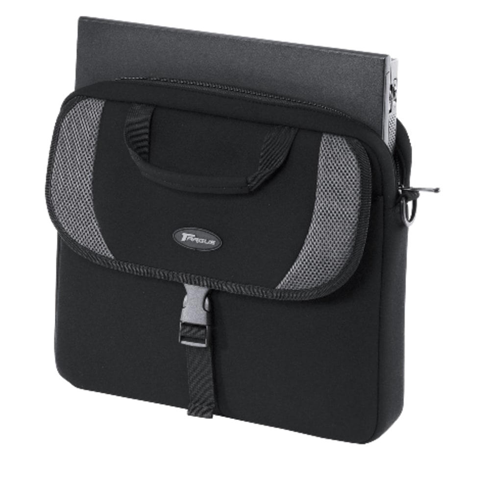 Targus Slip Case Sleeve For 15.6in Laptops, Black/Gray (Min Order Qty 2) MPN:CVR200