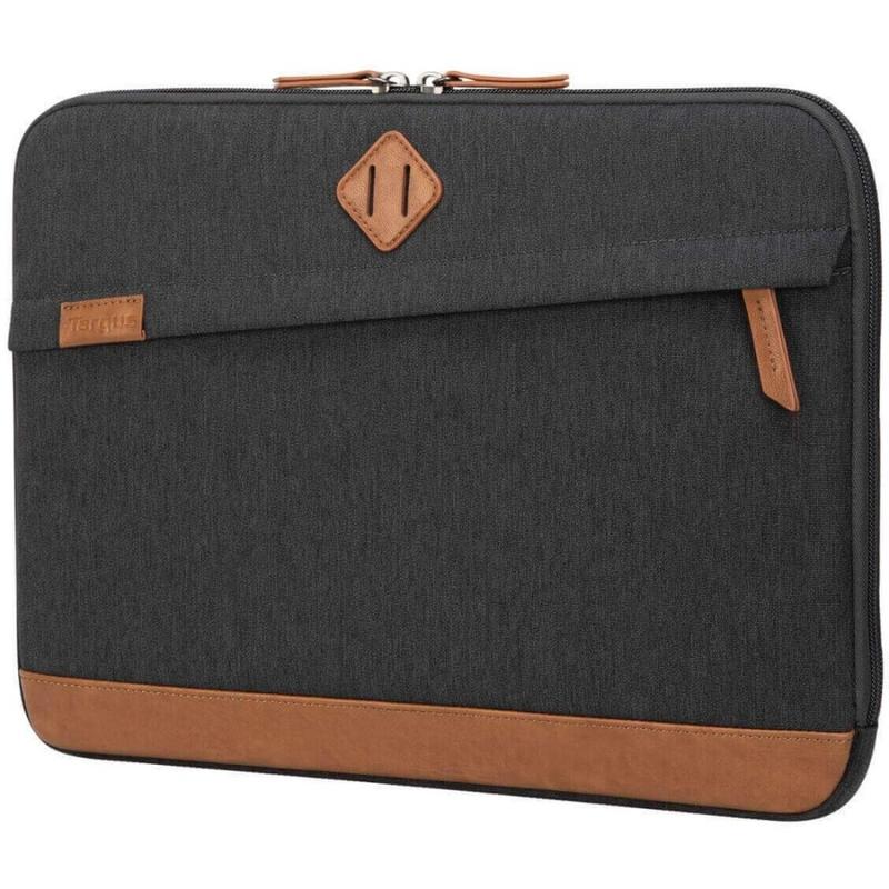 Targus Strata III Laptop Sleeve For 14in Laptops, Gray/Brown MPN:TBS93004GL