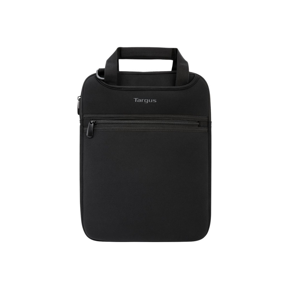 Targus 12in Vertical Slipcase with Hideaway Handles, Neoprene Body, Handle, Shoulder Strap, 10.3inH x 13.5inW x 1.2inD MPN:TSS912