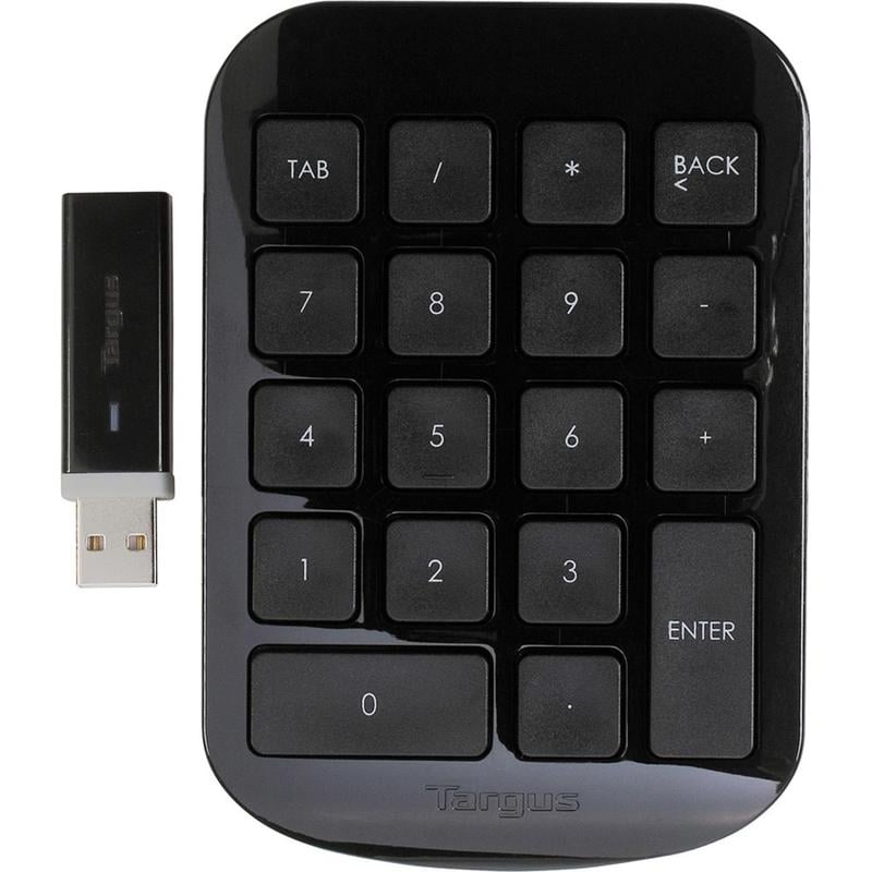 Targus Wireless Numeric Keypad, Black/Gray (Min Order Qty 3) MPN:AKP11US
