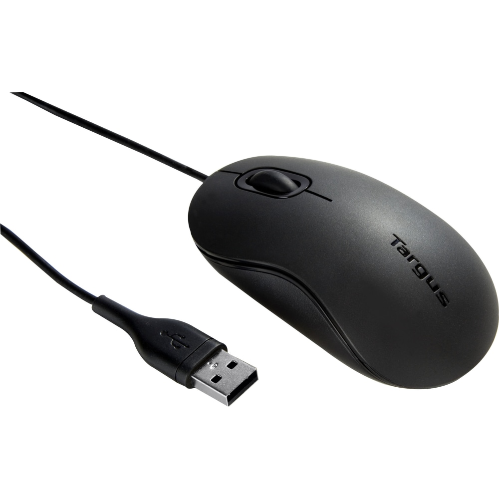 Targus Symmetrical Optical Laptop Mouse, Compact, Matte Black/Gray, AMU80US MPN:AMU80US