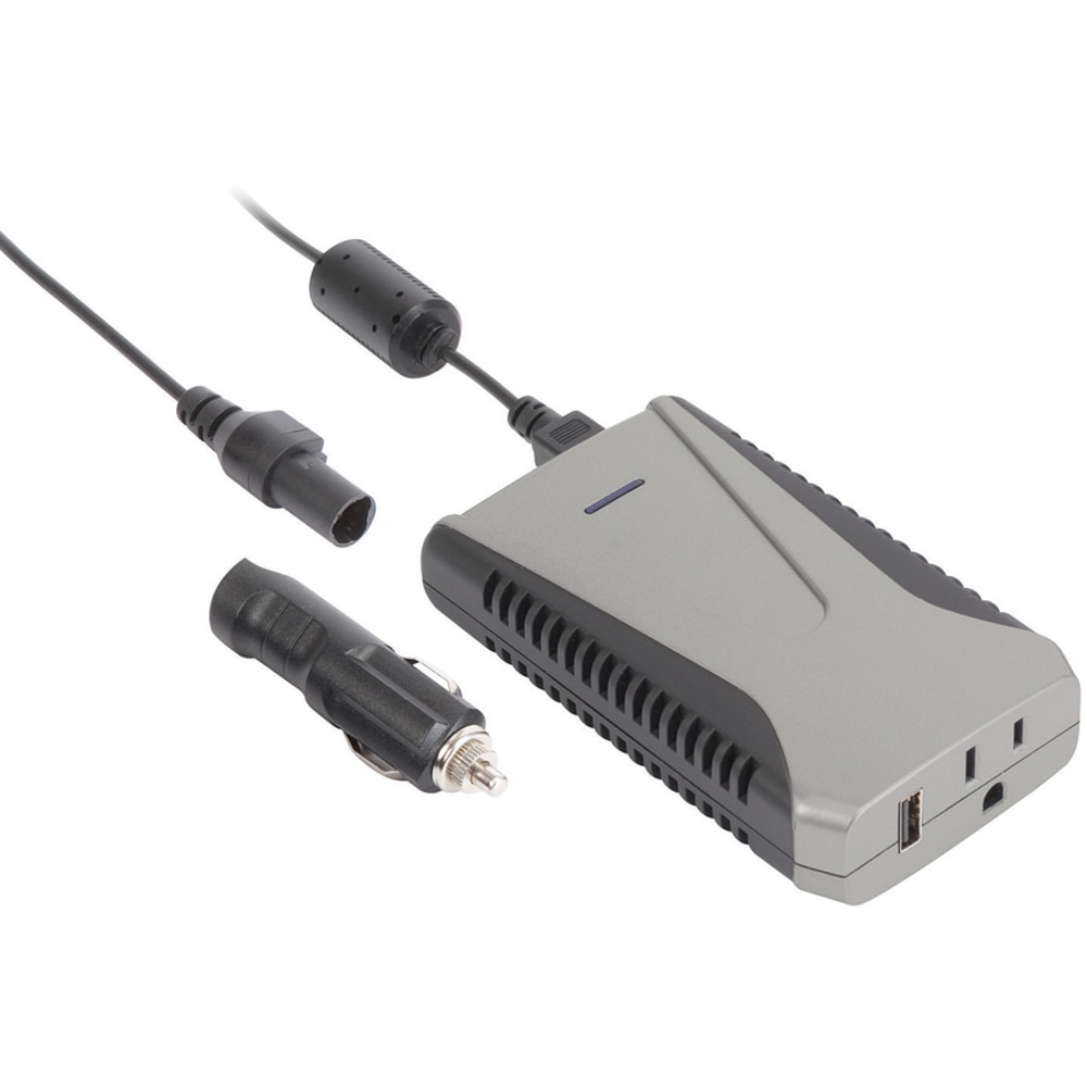 Targus 100W Slim Line Mobile Inverter, Black/Gray, APV10US1 MPN:APV10US1