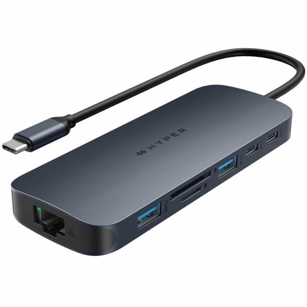 Targus HyperDrive USB Hub, 59inH x 5inW x 1-15/16inD, Black, HD4005GL MPN:HD4005GL