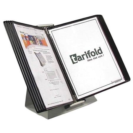 Document Desk Display Unit, 10 Black Pock MPN:D271