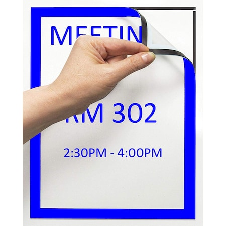 Magneto Adhesive Picture Frame, Blue, PK2 MPN:P18680