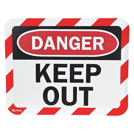 Sign Holder, 9 3/4 in x 12 1/8 in, PVC, PK2 MPN:P194943KP
