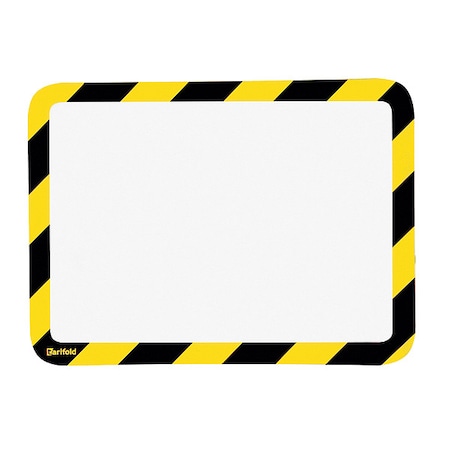 Sign Holder, Yellow/Black, Magnetic, PK2 MPN:P194944