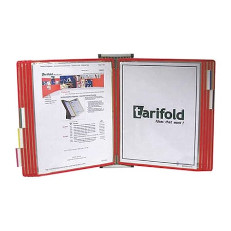 Document Wall Display Unit, 10 Red Pocket MPN:W231
