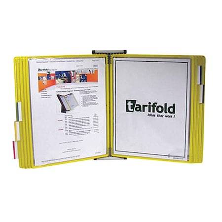Document Wall Display Unit, 10 Yellow Poc MPN:W241