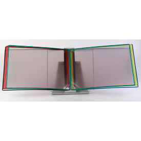 Tarifold® Desk Unit B Size Drawing Pockets 12.75 x 18.5 10 Pockets Assorted Colors D291B