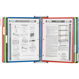 Tarifold® Paper Organizer Wall Unit Expansion Set 10 Assorted Color Pockets W291