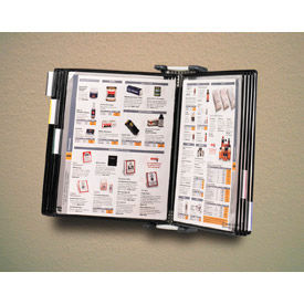Tarifold® Antimicrobial Wall Unit Starter Set 10 Pockets Black WA271