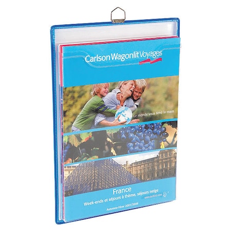 Vertical Hanging Brochure Display, U, PK 5 MPN:PHDV5