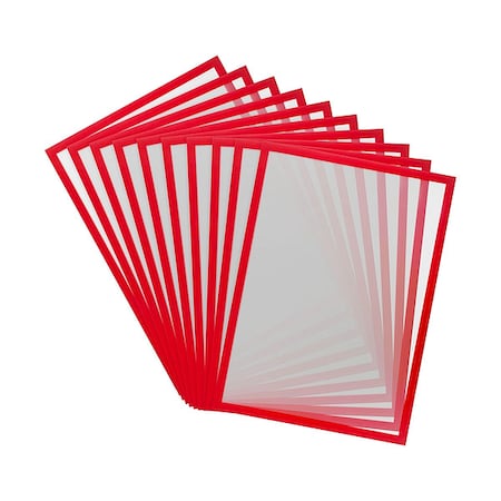 Sign Holder, Red, PVC, PK10 MPN:195243