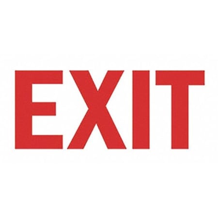 Sign Inserts, Exit, PK6 MPN:P1949EX
