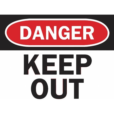 Sign Inserts, Danger Keep Out, PK6 MPN:P1949KP