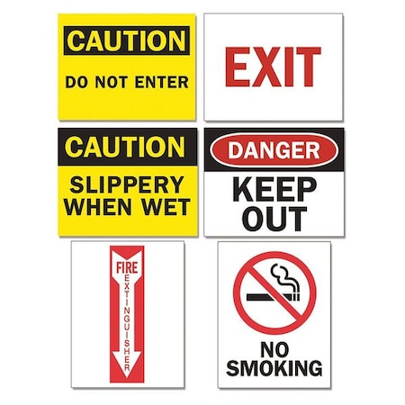 Sign Inserts, Assorted Signs, PK12 MPN:P1949TA