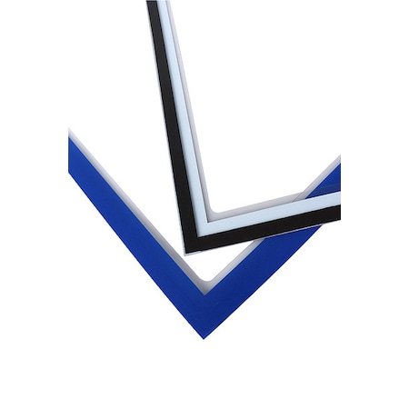 Sign Holder, Blue, PVC, PK5 MPN:P19630BLUE