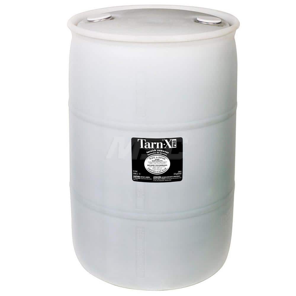 Tarnish Remover & Metal Cleaner: Liquid, 55 gal Drum, Acidic Scent MPN:TX-55PRO