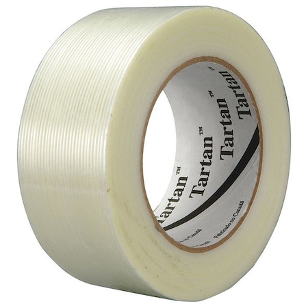 Filament Tape, Polypropylene, Clear, PK12 MPN:8934