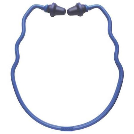 Contra-Band Reusable Vinyl Ear Plugs, Pod Shape, 22 dB, Dark Blue MPN:100-02300