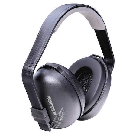 Black Hawk Multi-Position Ear Muffs, 26 dB, 27 dB NRR, Electrically Insulated, Black/Silver MPN:100-02700