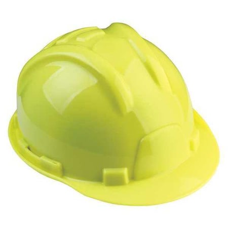Hard Hat, Gladiator II, Polyethylene, 6 Point Ratchet, Type 1, Class E, Hi-Vis Green MPN:100-72000